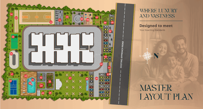 Project Image of 1225.0 - 1690.0 Sq.ft 2 BHK Apartment for buy in Dwarakamai Zenith Heights