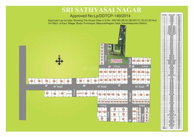 Project Image of 1800.0 - 2400.0 Sq.ft Residential Plot Plot for buy in Wisdom Sri Sathya Sai Nagar 