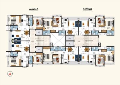 Project Image of 495.0 - 575.0 Sq.ft 1.5 BHK Apartment for buy in Vini Rose Blossom CHSL