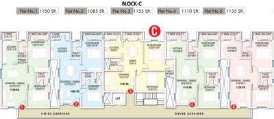 Project Image of 775.0 - 1295.0 Sq.ft 1 BHK Apartment for buy in NRK Lotus Anagha