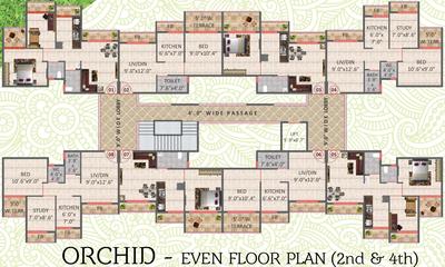 Project Image of 304.0 - 469.0 Sq.ft 1 RK Apartment for buy in Raj Sharon Garden