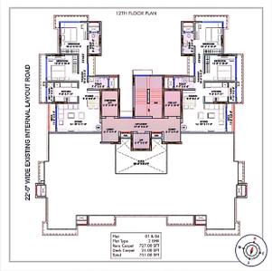 Project Image of 567.0 - 1521.0 Sq.ft 1 BHK Apartment for buy in Harshmaan Crescent Heights