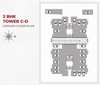 Project Image of 619.46 - 831.62 Sq.ft 2 BHK Apartment for buy in Unity Malbar Gold