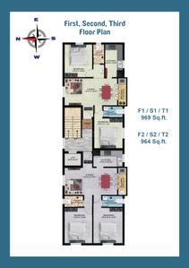 Project Image of 964.0 - 969.0 Sq.ft 2 BHK Apartment for buy in Ramana Ganga