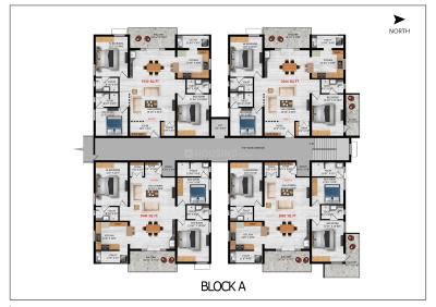 Project Image of 1295.0 - 2082.0 Sq.ft 2 BHK Apartment for buy in Lumbodhara Orchid Aarna