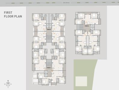 Project Image of 602.67 - 855.09 Sq.ft 2 BHK Apartment for buy in Shree Aarna Sky