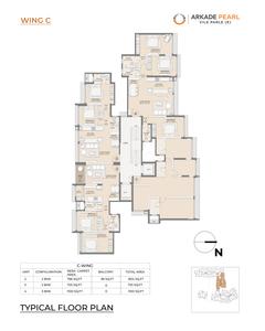 Project Image of 725.0 - 1115.0 Sq.ft 2 BHK Apartment for buy in Arkade Pearl 1