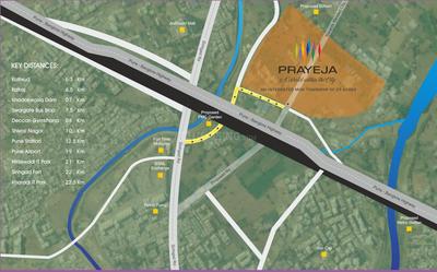 Project Image of 0.0 - 596.0 Sq.ft 2 BHK Apartment for buy in Prayeja City Phase II
