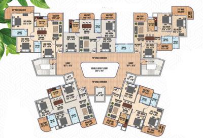 Project Image of 1590.0 - 1775.0 Sq.ft 3 BHK Apartment for buy in Devanshi Veda Heights