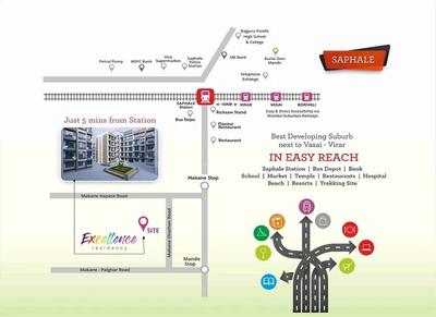 Project Image of 399.0 - 530.0 Sq.ft 1 BHK Apartment for buy in Excellence Residency 3