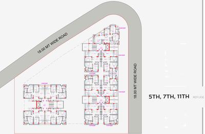 Project Image of 1193.5 - 1322.78 Sq.ft 3 BHK Apartment for buy in Landmark Vaidehi Elysium