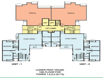 Project Image of 1547.0 - 4608.0 Sq.ft 2 BHK Apartment for buy in Ansal Orchard Greens