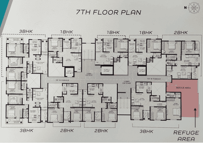 Project Image of 535.31 - 903.19 Sq.ft 1 BHK Apartment for buy in Fortune Aura Blue