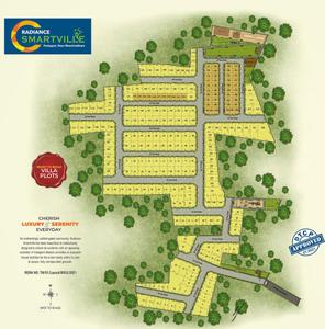 Project Image of 1660.0 - 4230.0 Sq.ft Residential Plot Plot for buy in Radiance Smartville