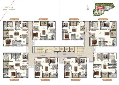 Project Image of 1250.0 - 2000.0 Sq.ft 2 BHK Apartment for buy in Swasthi