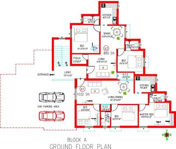 Project Image of 501.0 - 1032.0 Sq.ft 1 BHK Apartment for buy in Colorhomes Blossom Avenue