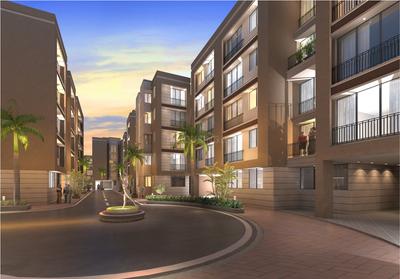 Project Image of 293.0 - 327.0 Sq.ft 1 RK Apartment for buy in Qualcon Palms