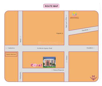 Amaravati Developers Coral Apartments Location Plan 1