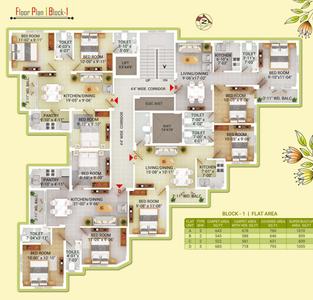 Project Image of 822.0 - 1055.0 Sq.ft 2 BHK Apartment for buy in Adya Sarovar