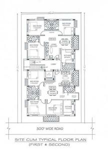 Project Image of 1295.0 - 1390.0 Sq.ft 3 BHK Apartment for buy in Sri Priya Krishna