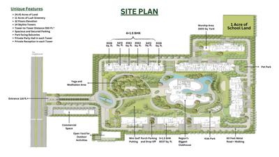 Project Image of 4563.0 - 8037.0 Sq.ft 4.5 BHK Apartment for buy in The Cambium