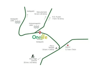 Project Image of 414.63 - 1121.6 Sq.ft 1 BHK Apartment for buy in Infinium Onelife Vedapatti