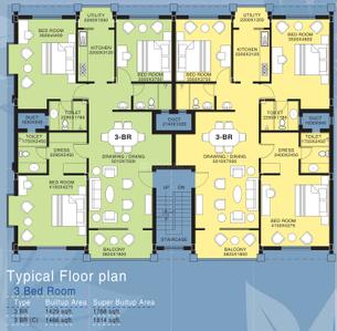 Project Image of 1312.0 - 1814.0 Sq.ft 2 BHK Apartment for buy in Panda Gatikrushna Lagoon