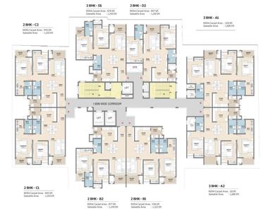 Project Image of 1192.0 - 1600.0 Sq.ft 2 BHK Apartment for buy in Vajram Millennial Homes 2 0