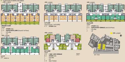 Project Image of 451.0 - 2020.0 Sq.ft 1 BHK Apartment for buy in Jhinuk Avihita