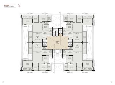 Project Image of 1363.68 - 3033.27 Sq.ft 3 BHK Apartment for buy in The Sparkle