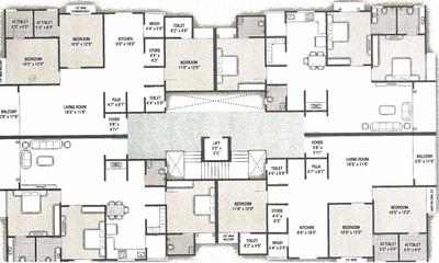 Project Image of 0.0 - 1074.02 Sq.ft 2 BHK Apartment for buy in Alpine Heights