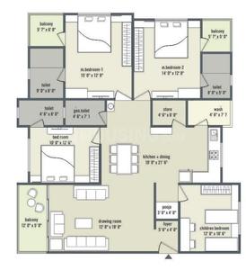 Project Image of 1450.0 - 2070.0 Sq.ft 3 BHK Apartment for buy in Arise Ample
