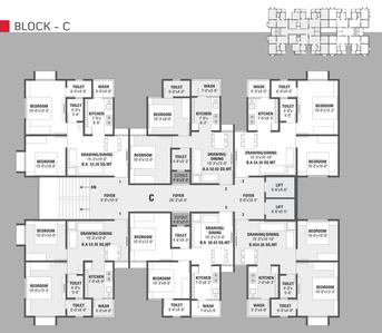 Project Image of 346.49 - 536.37 Sq.ft 1 BHK Apartment for buy in Yash Pushpak Heights