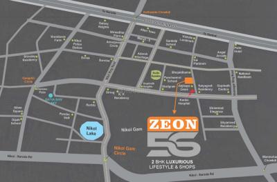 Project Image of 0.0 - 599.23 Sq.ft 2 BHK Apartment for buy in Jay Zeon 56