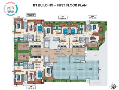 Project Image of 546.7 - 1177.0 Sq.ft 2 BHK Apartment for buy in Avon Vista