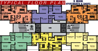 Project Image of 0.0 - 1485.0 Sq.ft 3 BHK Apartment for buy in Nidhi Kuber Heights