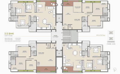 Project Image of 1251.42 - 3106.38 Sq.ft 3 BHK Apartment for buy in Shreepad Shivanta Vivanta