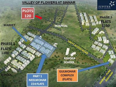 Project Image of 2150.0 - 5380.0 Sq.ft Residential Plot Plot for buy in Jupiter Valley of Flowers Plots