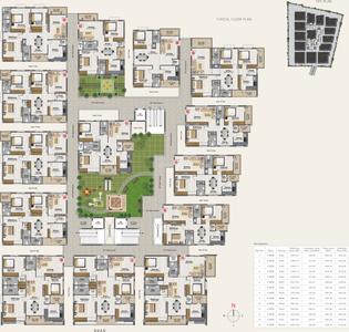 Project Image of 1618.35 - 2042.45 Sq.ft 3 BHK Apartment for buy in Balaji Nest