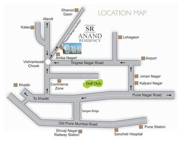Project Image of 473.0 - 751.0 Sq.ft 1 BHK Apartment for buy in SR Anand Residency A B C