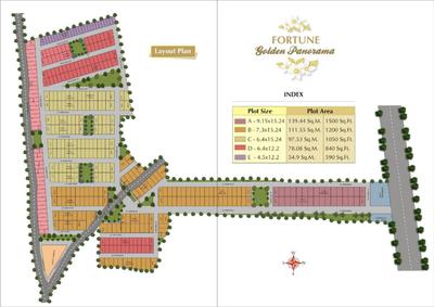 Project Image of 590.0 - 1500.0 Sq.ft Residential Plot Plot for buy in Fortune Golden Panorama