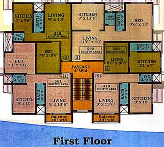 Project Image of 375 Sq.ft 1 RK Apartment / Flat for sale in Bhiwandi for Rs. 1400000