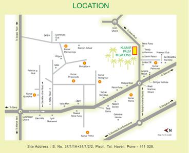 Project Image of 609.0 - 1106.0 Sq.ft 1 BHK Apartment for buy in Kumar Palm Meadows