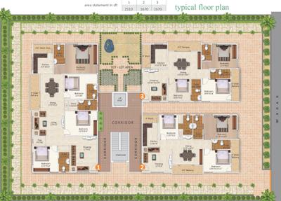 Project Image of 1670.0 - 2510.0 Sq.ft 3 BHK Apartment for buy in Reliance Avans Arena