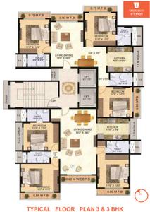 Project Image of 0.0 - 1276.0 Sq.ft 4 BHK Apartment for buy in Arjun Srinivas Building