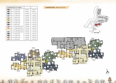 Project Image of 628.0 - 1611.0 Sq.ft 1 BHK Apartment for buy in Prestige Bagamane Temple Bells