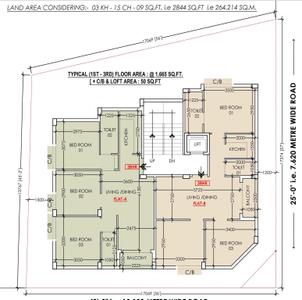 Project Image of 1030.0 - 1238.0 Sq.ft 3 BHK Apartment for buy in Ashirbad Heritage