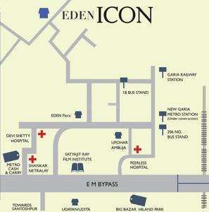 Project Image of 872.0 - 1126.0 Sq.ft 2 BHK Apartment for buy in Eden Icon
