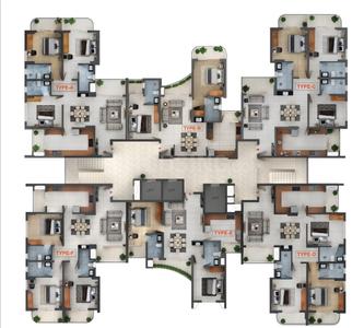 Project Image of 1228.0 - 3023.0 Sq.ft 2 BHK Apartment for buy in ABAD Lakeview Heights