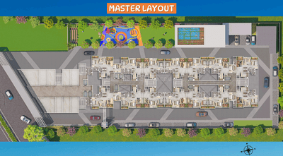 Project Image of 624.84 - 818.49 Sq.ft 2 BHK Apartment for buy in Prithvi Paradise A And B WIng